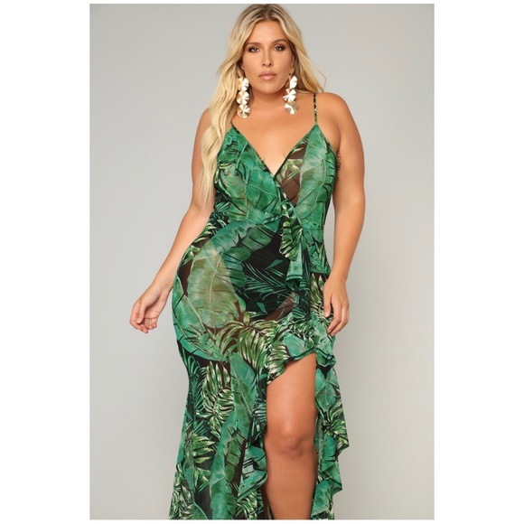 fashion nova tropical dress